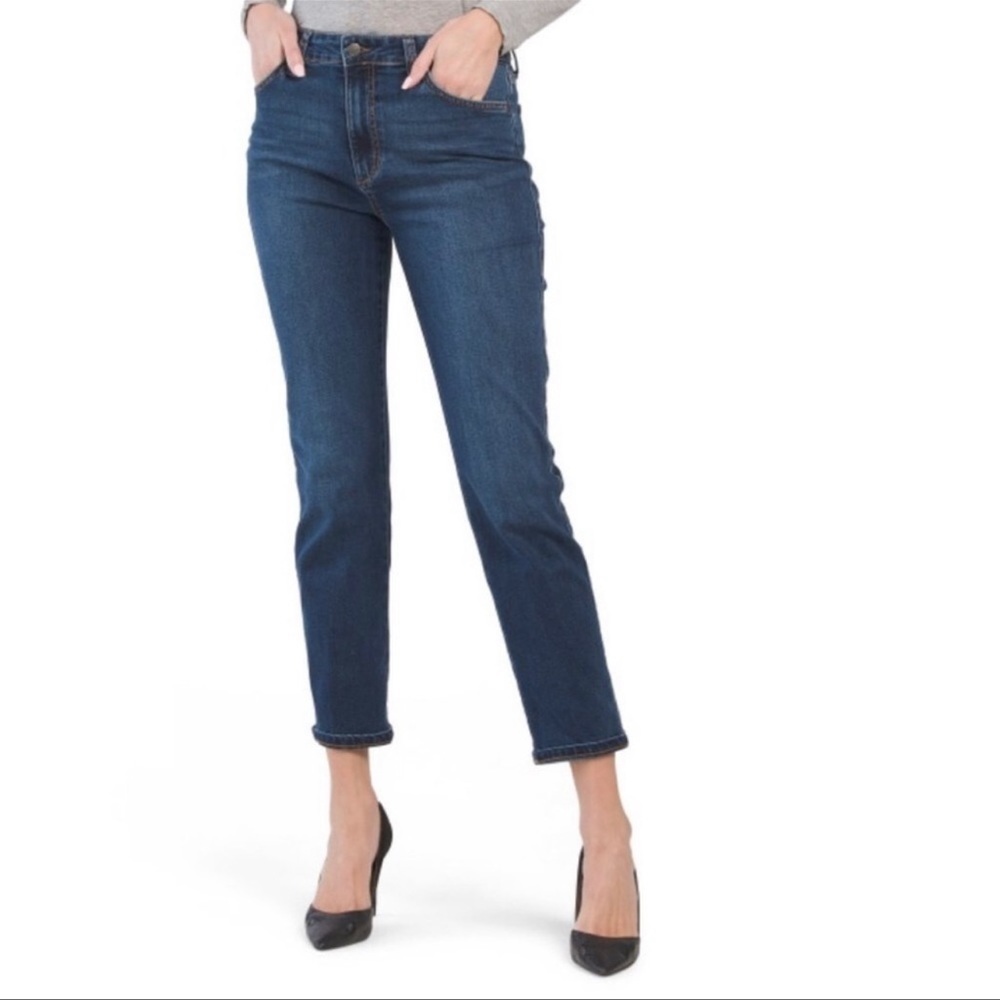 Joe’s Jeans Tomboy Yianni slim rolled cuff ankle denim blue pants size 29